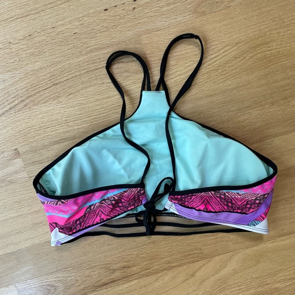 OP 2 Piece Colorful Swim Suit (Bottoms Size Medium, Top Size XL) - Picture 4 of 12